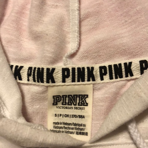 PINK S Hooded Long-sleeve with Side Slit - Picture 2 of 5